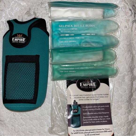 Empire Bottle Buddy Organized Drink Cooler Neoprene Glass Bottle Protector - Picture 1 of 11